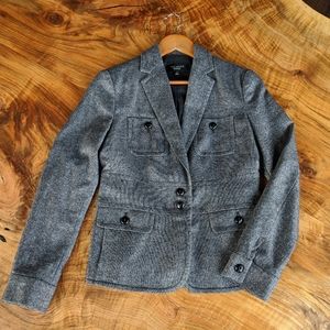 Talbot's Black Wool Blazer